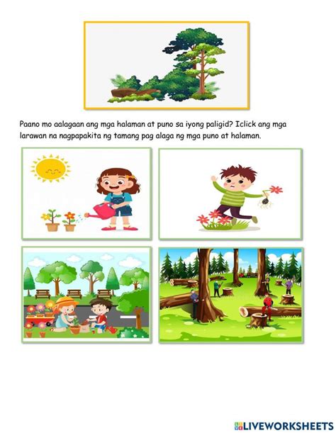 pangangalaga ng kapaligiran drawing|WS 4.7 Pangangalaga sa Kapaligiran worksheet .